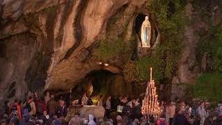 🔴Lourdes  Le Sanctuaire NotreDame de Lourdes en direct [upl. by Kitty]