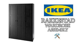 IKEA RAKKESTAD Wardrobe Assembly [upl. by Akemit]