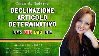 Lezione Tedesco 1  Cosè una declinazione  Declinazione articolo determinativo [upl. by Stilla]