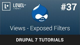 Drupal 7 Tutorials 37  Views  Exposed Filters [upl. by Ehcropal]