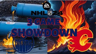 oilers vs flames 3 game show down [upl. by Cates]