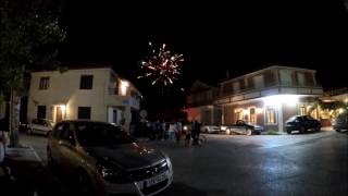 Downtown Lixouri Kefalonia Greece on a summer night [upl. by Cissiee]