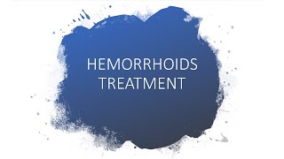 PILES OR HEMORRHOIDS TREATMENT [upl. by Emia]