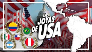 Los 6 países MÁS IMPORTANTES para ESTADOS UNIDOS en América Latina [upl. by Gnohc]