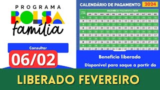 💥0602 BOLSA FAMÍLIA LIBERADO MÊS DE FEVEREIRO CALENDÁRIO COMPLETO [upl. by David]