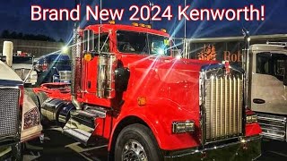 My Brand New Kenworth W900L Has Arrived [upl. by Ydnil491]