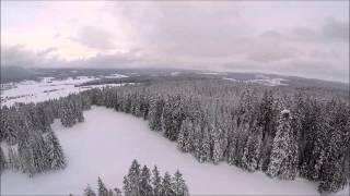 la neige dans le haut doubs Métabief [upl. by Ole16]