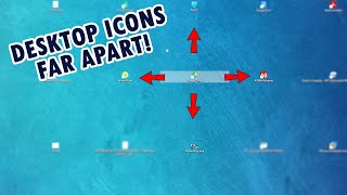 How to fix Desktop Icons Spacing [upl. by Garald760]