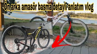 BİSİKLET ÖN ARKA NASIL BASILIR DETAYLI ANLATIM VLOG [upl. by Koser]