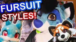 FURSUIT STYLES Toony Realistic Kemono and more [upl. by Charlotte73]