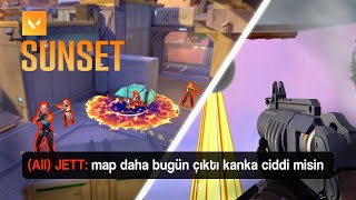 yeni map sunsette lineup atarak tr serverını şaşırtmak  VALORANT [upl. by Alemrac]