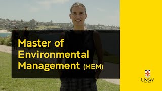 Master Of Environmental Management MEM [upl. by Pauiie33]