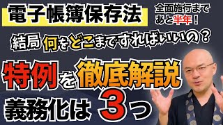 【電子帳簿保存法】義務化！実は骨抜き！？全事業者に義務付けられる「改正 電子帳簿保存法」が本格始動。何をどこまでやらないといけないのか？／電子データの保存、検索要件 [upl. by Ruamaj]