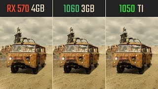 RX 570 4GB vs GTX 1060 3GB vs GTX 1050 Ti Metro Exodus [upl. by Katherine]