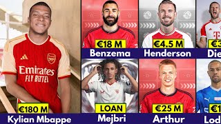 🚨 ALL CONFIRMED WINTER TRANSFER 204✅️ MBAPPE TO ARSENAL KARIM BENZEMA TO MANCHESTER UNITED 🔥 SANCHO [upl. by Kidder]