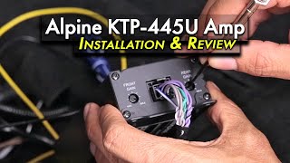 Alpine KTP445U Installation and Review in a 2017 WRX amp Under Seat Amp Relocation [upl. by Joachima]