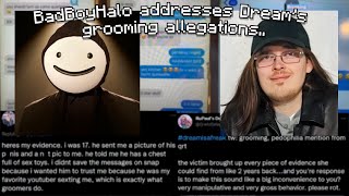 BadBoyHalo addresses Dreams grooming allegations [upl. by Antin269]