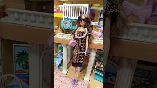 💞Diy miniature barbie beautiful full dress makingbarbiefulldressyoutubeshorts [upl. by Autumn26]