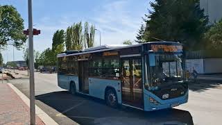 Autobuzele Otokar KENT C10 6311 și 6343 părăsind stațiile Fabrica de Oxigen 246 [upl. by Westney]