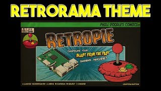 Retrorama Theme For RetroPie Quick Look And How To Install [upl. by Enellij]