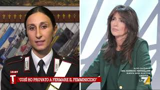 Violenza di genere la testimonianza del carabiniere Noemi Schiraldi quotEcco come ho salvato una [upl. by Revned506]