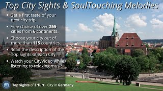 🏙 Top Sights of Erfurt Germany 🇩🇪 amp SoulTouching Melodies 🎶 [upl. by Honniball]