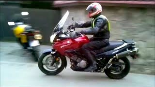 Suzuki DL 650 stock and DL 1000 Two Bros exhausts comparison [upl. by Monney]