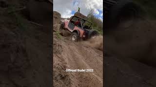 Jeep cj7 AMC 360 hammerdown at Offroad Budel 2022 [upl. by Hamehseer]