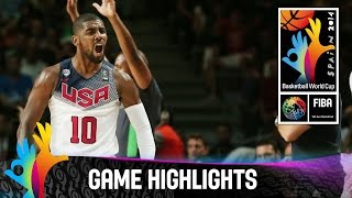 USA v Serbia  Game Highlights  Final  2014 FIBA Basketball World Cup [upl. by Eednak]