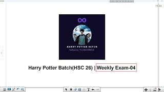 HSC 26 Weekly Exam4 Straight Lineসরলরেখা। Math 1st Paper Harry Potter Batch। Infinite TriSCIENCE [upl. by Miett]