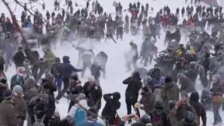 Görlitzer Park Snowball Fight Berlin [upl. by Enelehcim171]