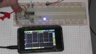 4093 LED Blinker astabile Kippstufe PWM Erklärung und Aufbau 2 Tutorial [upl. by Nyladnarb]