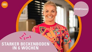 Starker Beckenboden in 6 Wochen  DAKfitness  DAKGesundheit [upl. by Estele]