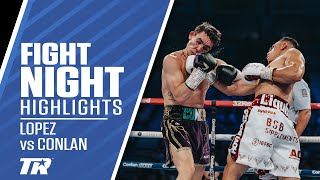 Venado Lopez STUNS Belfast amp Mick Conlan  FIGHT HIGHLIGHTS [upl. by Wenz813]