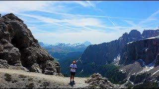 Drone and Ferrata Gran Cir Mountain Dolomites Italy  June 2019 [upl. by Akimrej]