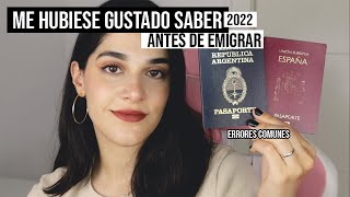 GUÍA COMPLETA PARA EMIGRAR A ESPAÑA 2022  REQUISITOS Y TURNOS  DE ARGENTINA A ESPAÑA 2022 [upl. by Copp737]