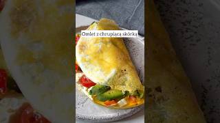 OMLET NA ŚNIADANIE Z CHRUPIĄCĄ SKÓRKĄ healthyfood keto egg [upl. by Akerboom]