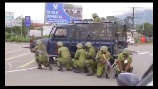 Majambazi walipopambana na Polisi baada ya kuiba pesa NMB Bank [upl. by Vladimar]