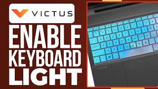 How to Enable Keyboard Light on Victus Laptop HP [upl. by Nedry]