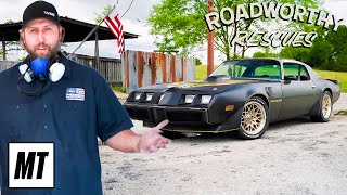 Transforming A Budget Pontiac Into the ICONIC Bandit Trans Am  Roadworthy Rescues [upl. by Photima]