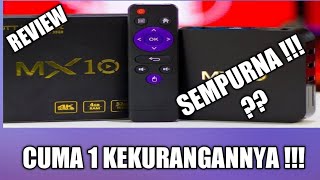 REVIEW TV BOX MX10 PRO 6K RAM 4GB INTRNL 64GB Indonesia [upl. by Ultan754]