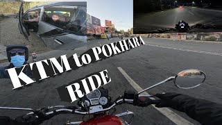 KATHMANDU to POKHARABike RideNEPAL Royal enfield Vlog Nepal Dreamssanoogrg [upl. by Adnerb898]