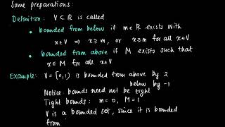 M 03 04 I monotonic convergence theorem sequences [upl. by Atilrahc]