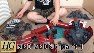 HG Neo Zeong Time Lapse Part 1 Mobile Armour [upl. by Rosse]