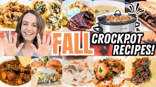 🍂10 BEST🍂 Fall Crockpot Recipes Perfect Comfort Food [upl. by Ohaus838]