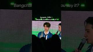 Seungmin speaking Australian English with Bangchan and Felix StrayKids Seungmin Bangchan Felix [upl. by Acimat]