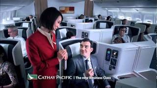 Cathay Pacific Commercial 2011  New Business class Full version [upl. by Sivrat]