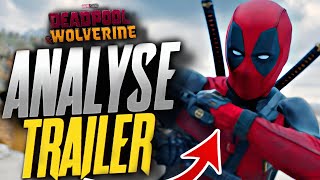 DEADPOOL amp WOLVERINE  RÉACTION et ANALYSE PLAN par PLAN du TRAILER [upl. by Vlada]