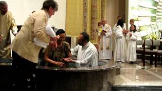 Baptism Catholic Immersion [upl. by Aelam]