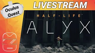 HALFLIFE ALYX VR auf der Oculus Quest 2 deutsch Oculus Quest 2 Games Oculus Air Link SteamVR [upl. by Gilbertson562]